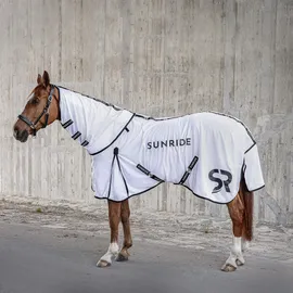 SUNRIDE Fliegendecke Miami mit abnehmbarem Halsteil 115 cm Weiß