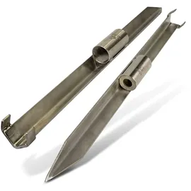 Black Cat Premium Edelstahl Rutenhalter Wels Angel Zubehör Bank Fischen, Diverse, 0,85 m