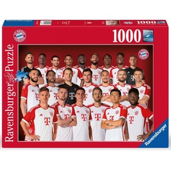 Ravensburger Puzzle FC Bayern Saison 2023/24, 1000 Puzzleteile, Made in Germany; FSC® - schützt Wald - weltweit bunt