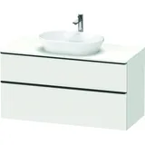 Duravit Waschtischunterschrank wandhängend „D-Neo“ 120 × 66,4 × 55 cm Weiß Matt