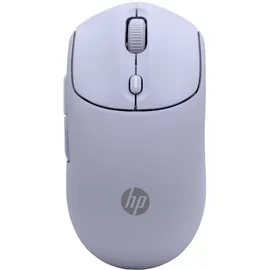 HP 400 Duale kabellose Maus, Bluetooth und USB, 2,4 GHz, 24 Monate Akku, leise Klicks, weiche Haptik, Violett