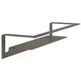 Herzbach Living Wandablage 21.820000.1.40 für Duschutensilien, Wandmontage, 300mm, black steel