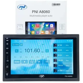 PNI A8060 7-Zoll Multimedia-Autoradio mit Android 13, CarPlay, Android Auto, Bluetooth, WLAN