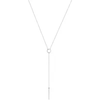 Elli Y-Kette Geo Trend Minimal 925 Sterling Silber Ketten Damen