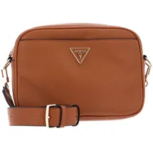 GUESS Umhängetasche Meridian Girlfriend Camera Bag S Cognac