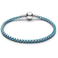 Pandora Schlangen-Gliederarmband Blau 593816C01-19 Größe 19 cm