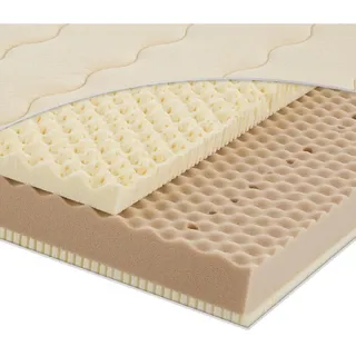 Träumeland Jugendmatratze Naturstern 90 x 190 cm Fkt, Made in Austria, Oeko-Tex® Standard 100, Über- und Sondergrößen erhältlich, Bezug abnehmbar/waschbar, Ober- Unterseite versteppt, optimale Belüftung, schadstoffgeprüft, alternative Größen