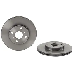 BREMBO Bremsscheibe COATED DISC LINE vorne rechts links innenbelüftet 255mm für TOYOTA ENGLON (FAW) FAW (TIANJIN) GEELY 435120D020 4048016300 435120D0