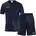 Trikot Shorts Kinder 183 marine/weiß 152
