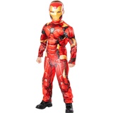 Marvel Jongen Kostüm Kleid Iron Man Rot 140