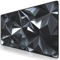 Titanwolf Gaming Mauspad, 900 x 400mm XXL Mousepad, verbessert Präzision & Geschwindigkeit, Black Crystal