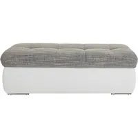 DOMO collection Moric Kunstleder Softlux weiß/grau