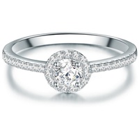 Trilani Ring Sterling Silber Zirkonia in 52 Damen