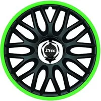 ZentimeX Z778332 Radkappen Radzierblenden universal 14 Zoll Green R