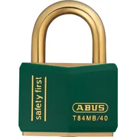 ABUS - T84MB/40 40mm Green Safety First Rostfreie Vorhängeschloss - ABUT8440GRE