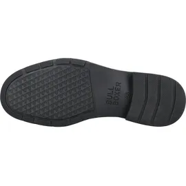 BULLBOXER Stiefelette Stiefelette Leder/Textil | Schwarz 43