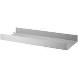 String Fachboden Metall 78 x 30 cm grau