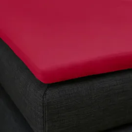 Formesse Bella Gracia Jersey 160 x 190 - 160 x 200 cm carminrot