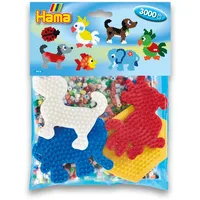 Hama Perlen 4416 Bügelperlen Set 3000 Stück