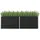 vidaXL Garten-Hochbeet verzinkter Stahl rechteckig 240 x 80 x 77 cm Anthrazit 