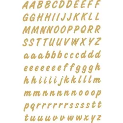 HERMA Buchstabenetiketten A-Z gold wetterfest