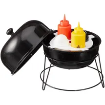 neuetischkultur Menagen Set Kugelgrill 5-tlg. schwarz