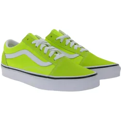 Vans Old Skool Sneaker Damen Low-Top Schuhe Schnür-Schuhe VN0A5KS9ZUD1 Gelb/Grün - 37