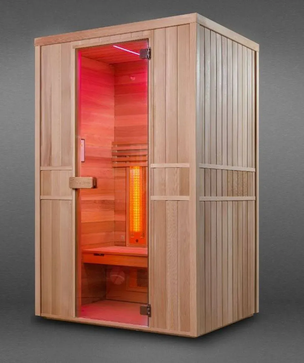 InfraWave RR-150 Infrarotkabine für 3 Personen - kanadische rote Zeder