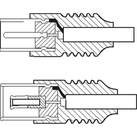 Tecline Koaxialkabel schwarz 0,5m (11509)