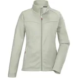 KILLTEC Damen Strickfleecejacke/Fleecejacke mit Stehkragen KOS 90 WMN FLC JCKT, helles salbei, 38
