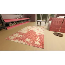 Morgenland Vintage Teppich - Comet - rot - 140 x 70 cm - rechteckig