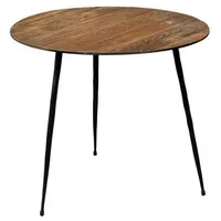 ZUIVER Beistelltisch Pepper '40 braun Holzplatte