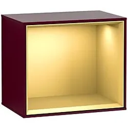 Villeroy und Boch Finion Regalmodul F580HFHB 41,8x35,6x27cm, Regal Gold Matt, Peony Matt