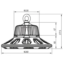 Synergy 21 s21-led-ufo0010 Surfaced lighting Spot A++ Schwarz Lichtspot - Schwarz)