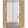 Rauch Eckkleiderschrank Costa 117 x 197 x 104 cm Braun