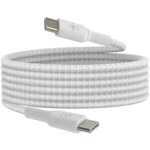 Belkin BOOST CHARGE geflocht.Kab USB-C/USB-C 2m weiß CAB004bt2MWH