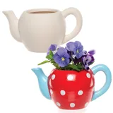 Baker Ross Teekanne Keramik-Blumentöpfe Bastelset 9cm x 16cm