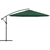 vidaXL Freiarm-Sonnenschirm Ø 350 cm grün