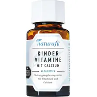 NATURAFIT Kindervitamine mit Calcium Lutschtabletten 40 St.