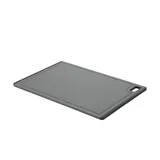 JUSTINUS Schneidebrett CleanCut Kunststoff 1-tlg. 35 x 25 cm Grau/Schwarz