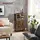 VASAGLE Industriestil 30 x 60 x 108 cm Vintagebraun/Schwarz Glas/Metall/Spanplatte
