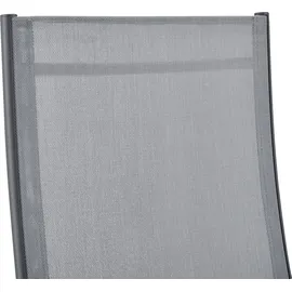 [en.casa] Kalamata Gartenstuhl 57 x 105 x 68 cm hellgrau 2 St.