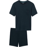 SCHIESSER Comfort Essentials Shorty, Single-Jersey-Qualität, für Herren, NACHTBLAU, 52