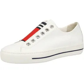Paul Green Sneaker in Weiß/Rot / 7 UK