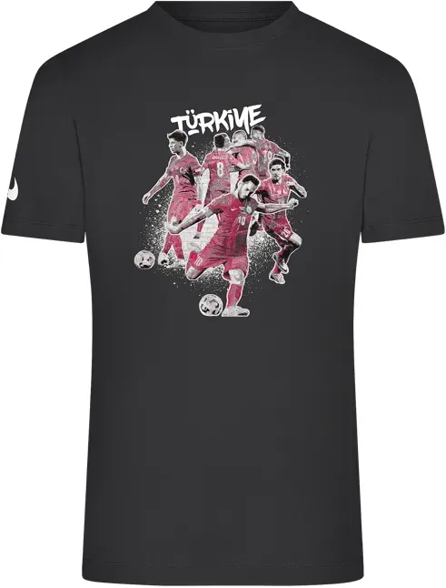 Nike TFF Türkei TFF Team Proud T-Shirt Schwarz F10proud