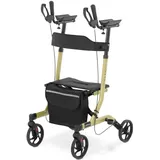 Uniprodo Rollator - Champagner - 136 kg - 1050 - 1150 mm