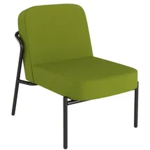 medso powered by paperflow Sessel MEDSO S Rund Kunststoff 58,0 x 74,3 x 73,6 cm Grün/Schwarz