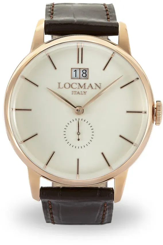 Locman 0257R05R-RRAVRGPT 1960 Quartz Men's Watch