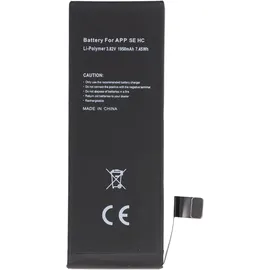 AccuCell 1950mAh Akku für Apple iPhone SE, Li-Polymer, 3,82V 7,4Wh hohe Kapazität, ohne Werkzeug