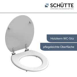 Schütte Holzkern WC-Sitz WHITE
